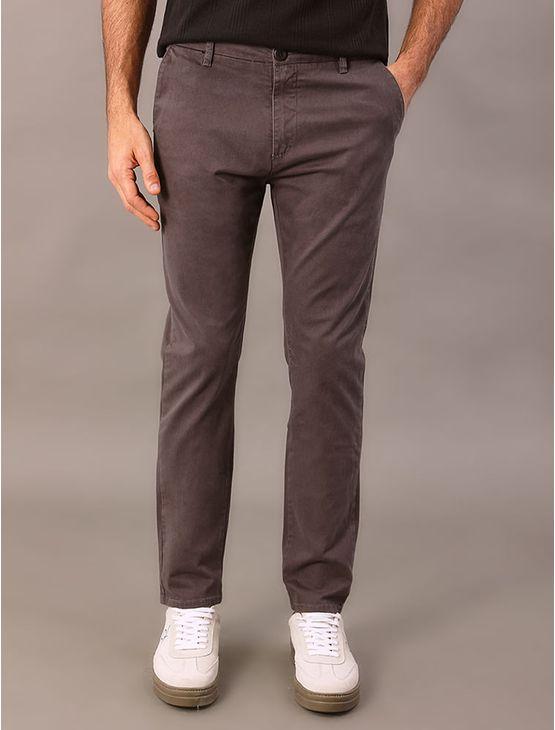 Calça Chino Skinny - Chumbo Calça Chino Skinny Chumbo 44