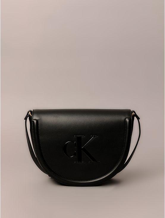Bolsa Calvin Klein Jeans Feminina Crossbody Logo Reissue - Preto Bolsa Calvin Klein Jeans Feminina Crossbody Logo Reissue Preto u