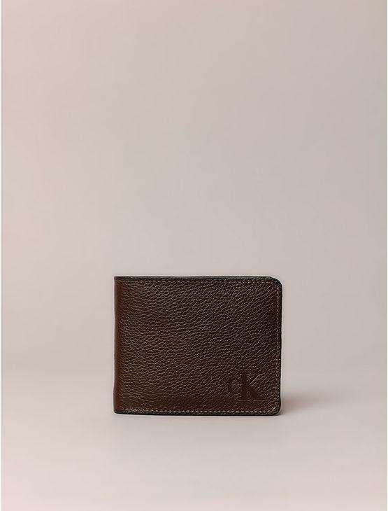 Carteira Masculina Média Floater Calvin Klein Jeans - Cafe Carteira Masculina Média Floater Calvin Klein Jeans Cafe u