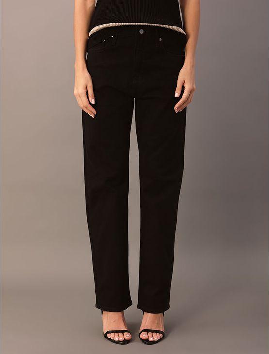 Calça Color Feminina Straight 5 Pockets - Preto Calça Color Feminina Straight 5 Pockets Preto 36