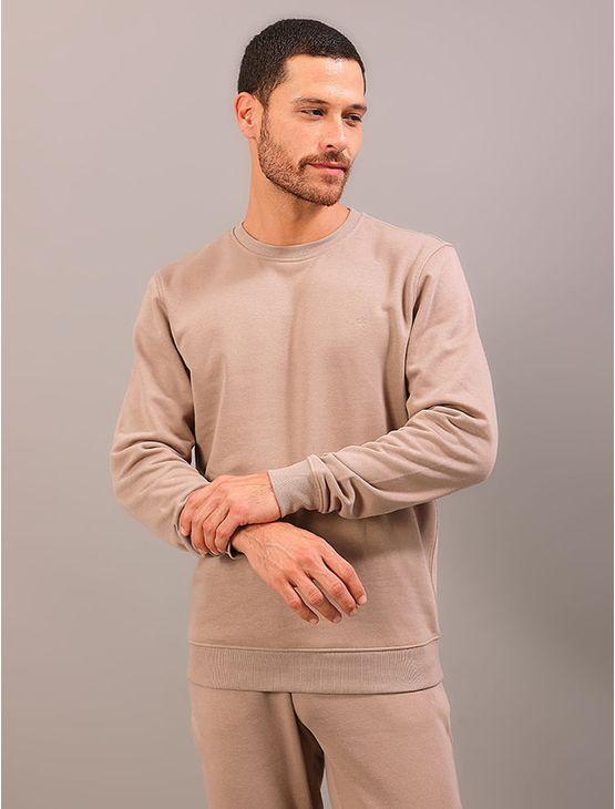 Casaco de Moletom Cks Masculino Calvin Klein Bordado - Caqui Medio Casaco de Moletom Cks Masculino Calvin Klein Bordado Caqui Medio p