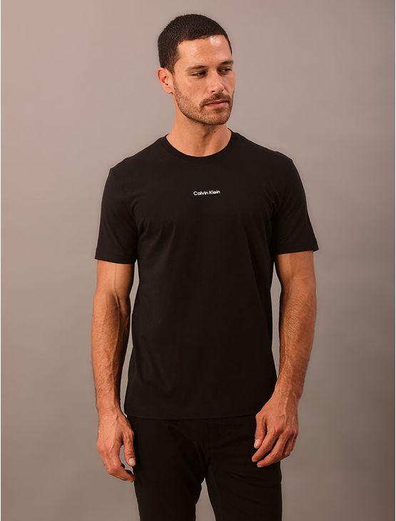 Camiseta Masculina Calvin Klein - Preto Camiseta Masculina Calvin Klein Preto Pp