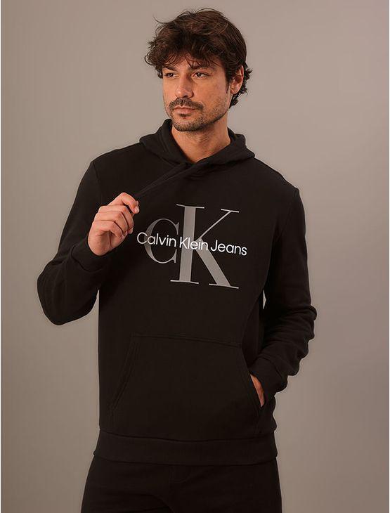 Moletom Masculino Hoodie Calvin Klein Jeans - Preto Moletom Masculino Hoodie Calvin Klein Jeans Preto Ggg