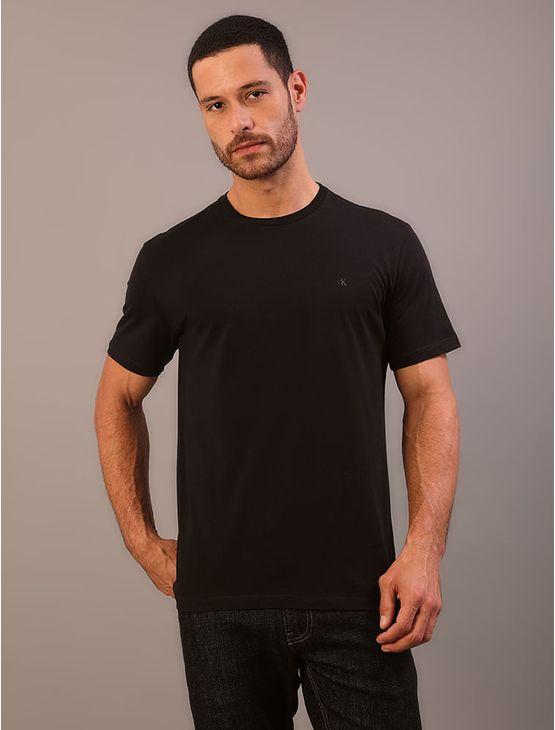 Camiseta Masculina Pima Calvin Klein Jeans - Preto Camiseta Masculina Pima Calvin Klein Jeans Preto Pp