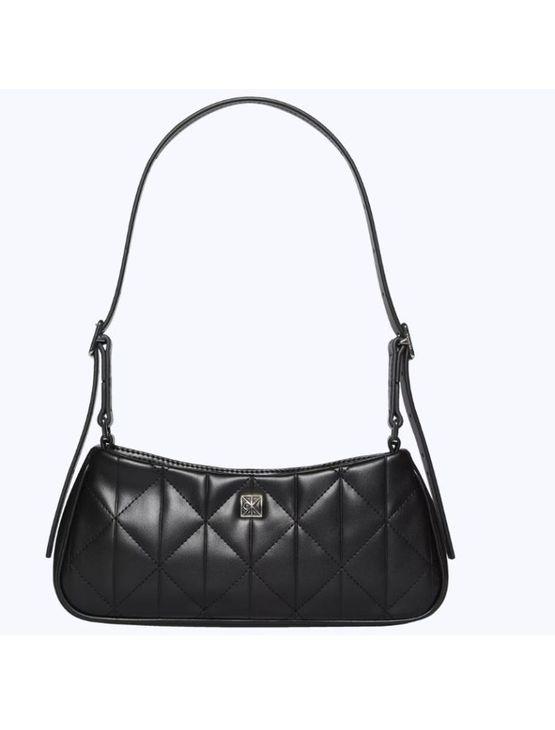 Bolsa Calvin Klein Feminina Shoulder Acolchoada - Preto Bolsa Calvin Klein Feminina Shoulder Acolchoada Preto u