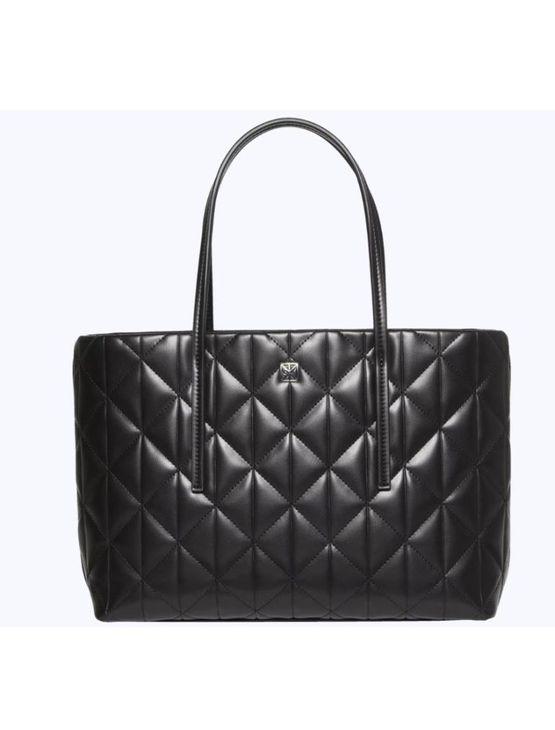Bolsa Calvin Klein Feminina Tote Acolchoada - Preto Bolsa Calvin Klein Feminina Tote Acolchoada Preto u