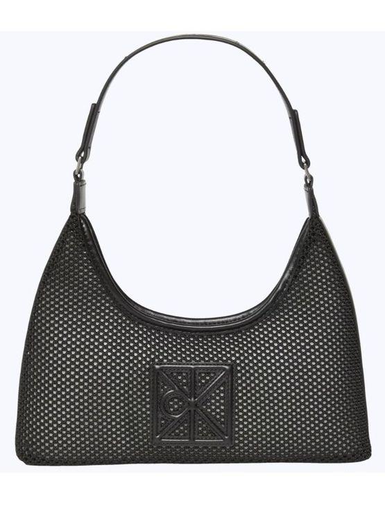 Bolsa Ck Shoulder Mesh Aop - Preto Bolsa Ck Shoulder Mesh Aop Preto u