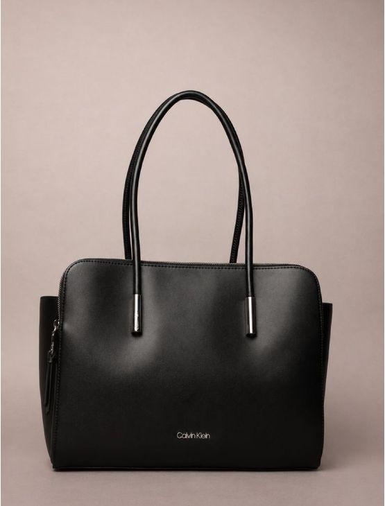 Bolsa Ck Tote Zíper - Preto Bolsa Ck Tote Zíper Preto u
