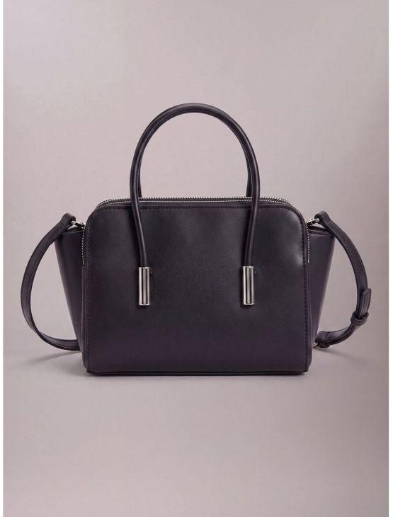 Bolsa Ck Zíper C/ Alça Removível - Preto Bolsa Ck Zíper C/ Alça Removível Preto u