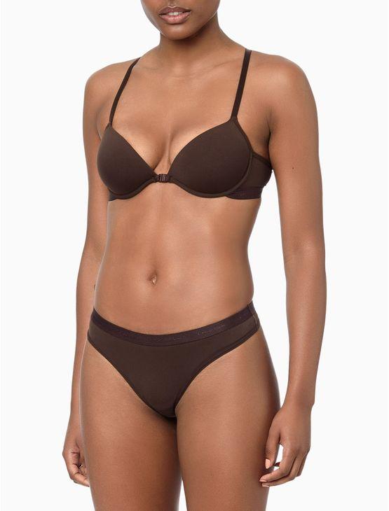 Calcinha Fio Dental Microfibra Soft Touch Calvin Klein Underwear - Havana Calcinha Fio Dental Microfibra Soft Touch Calvin Klein Underwear Havana Xl