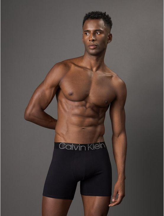 Cueca Boxer Cotton Icon Calvin Klein Underwear - Preto Cueca Boxer Cotton Icon Calvin Klein Underwear Preto g