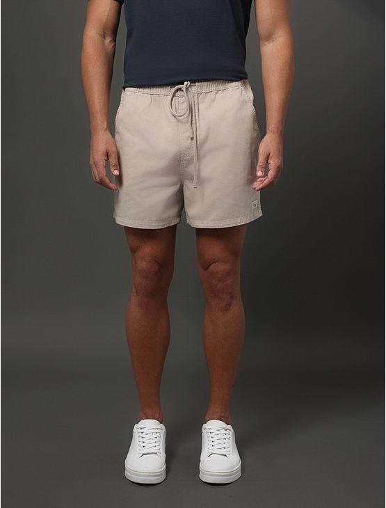 Shorts Masculino Color Com Elástico Calvin Klein - Caqui Claro Shorts Masculino Color Com Elástico Calvin Klein Caqui Claro 38