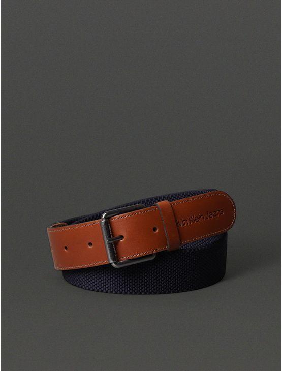 Cinto Masculino Elástico Calvin Klein Jeans - Marinho Cinto Masculino Elástico Calvin Klein Jeans Marinho 110