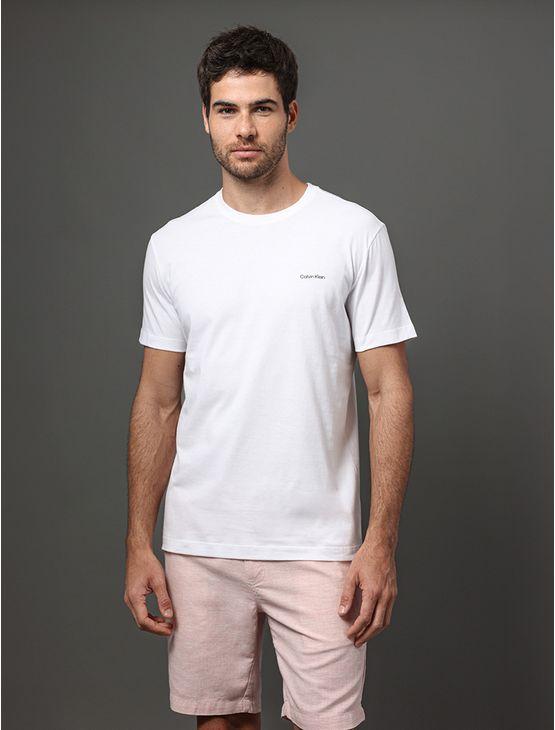 Camiseta Masculina Lily Calvin Klein - Branco Camiseta Masculina Lily Calvin Klein Branco p