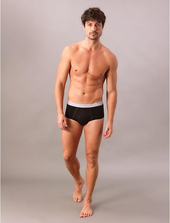 Kit 2 Underwear Brief de Algodão Clássica Cuecas Calvin Klein - Preto Kit 2 Underwear Brief de Algodão Clássica Cuecas Calvin Klein Preto m