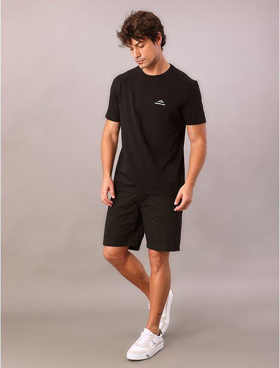Camiseta Manga Curta Calvin Klein Jeans Masculino Mountains - Preto Camiseta Manga Curta Calvin Klein Jeans Masculino Mountains Preto g