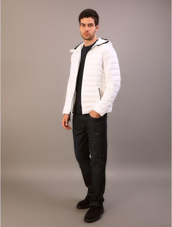 Jaqueta Masculina Calvin Klein Jeans Matelassê Com Capuz - Branco 2 Jaqueta Masculina Calvin Klein Jeans Matelassê Com Capuz Branco 2 p