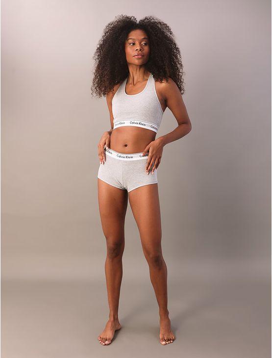 Calcinha Boyshort Modern Cotton Calvin Klein Underwear - Mescla Calcinha Boyshort Modern Cotton Calvin Klein Underwear Mescla m