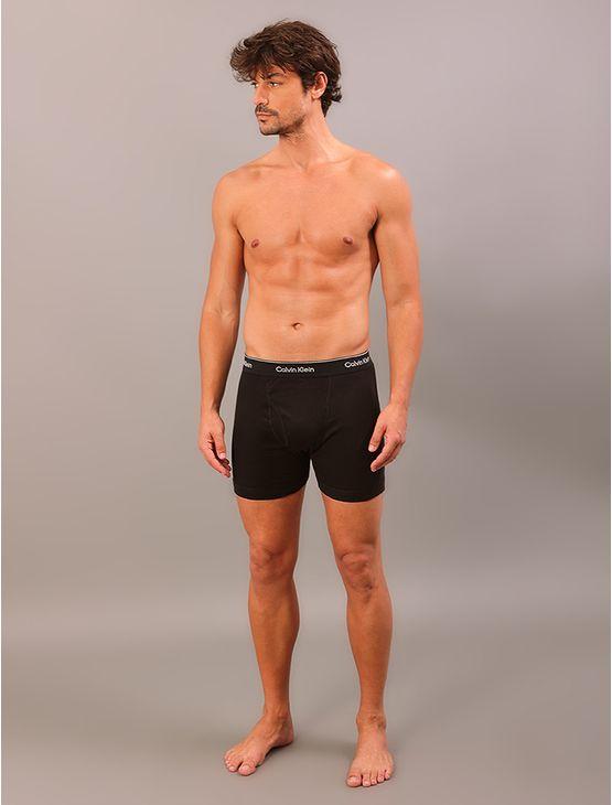 Kit 3 Cuecas Boxer Brief Cotton Calvin Klein Underwear - Black Kit 3 Cuecas Boxer Brief Cotton Calvin Klein Underwear Black g