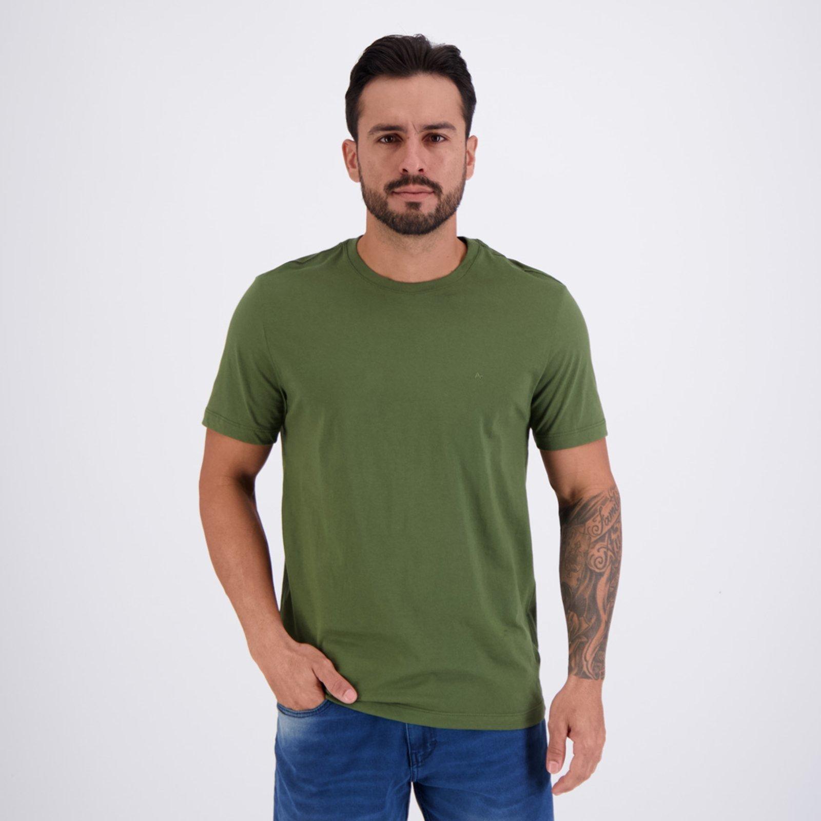 Camiseta Aramis Basica Militar Verde Oliva