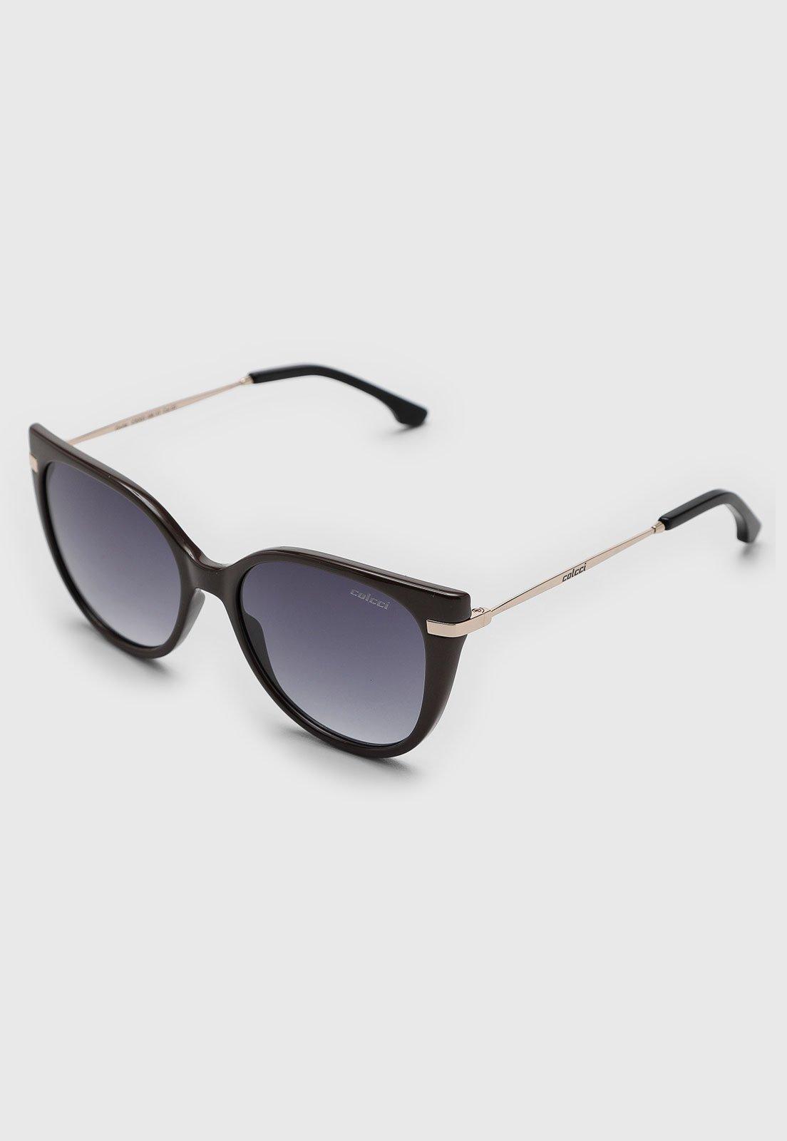 Óculos de Sol Colcci Cat Eye Marrom