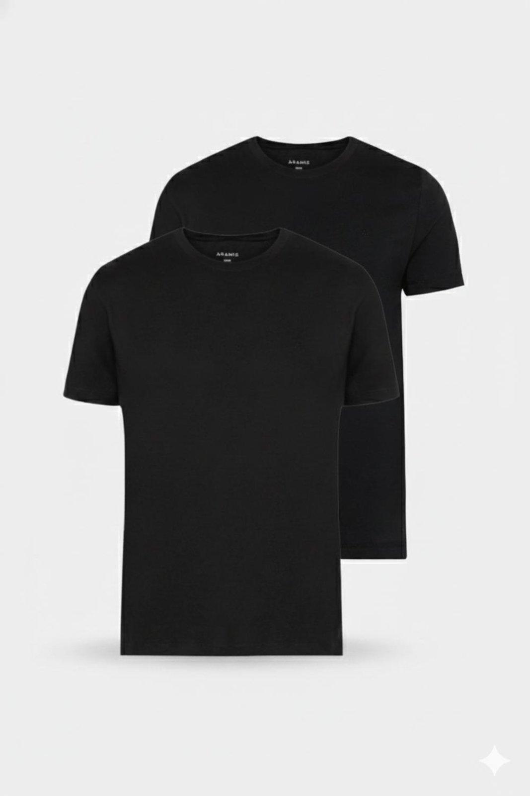 Kit 2 Camiseta Aramis Manga Curta New Basic Preto