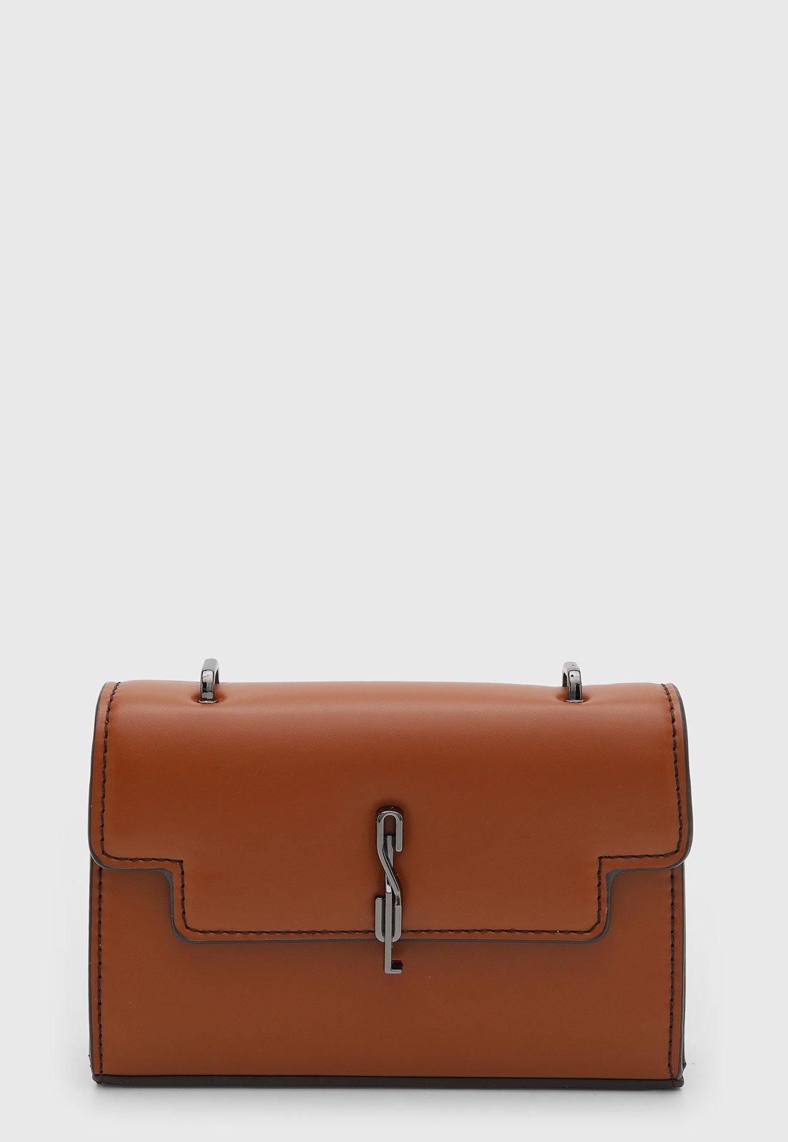 Bolsa Feminina Santa Lolla Retangular Marrom