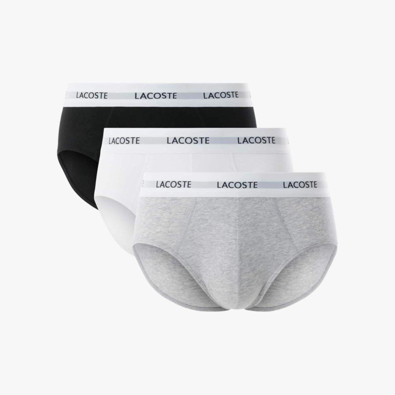 Pacote com 3 Cuecas Briefs de Algodão Stretch Preto