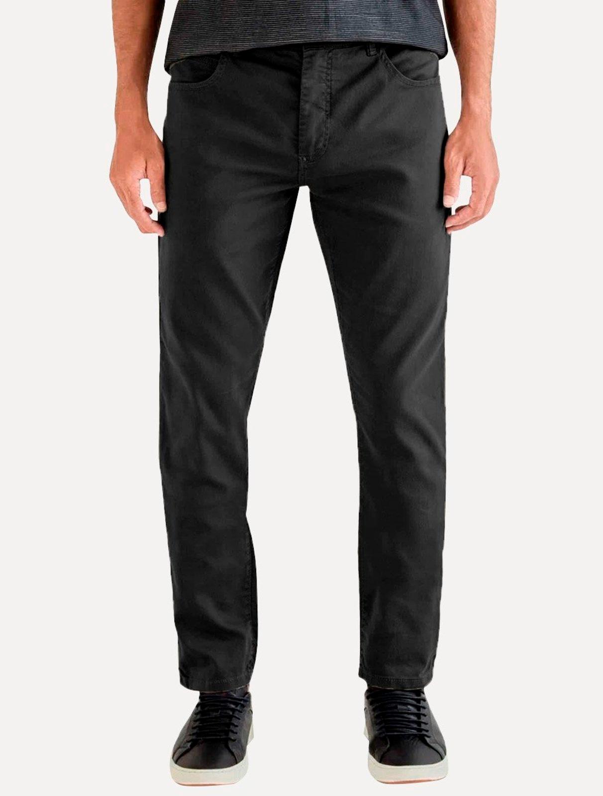 Calça Reserva Jeans Masculina Skinny Color Five Pockets Fuligem Cinza Escuro