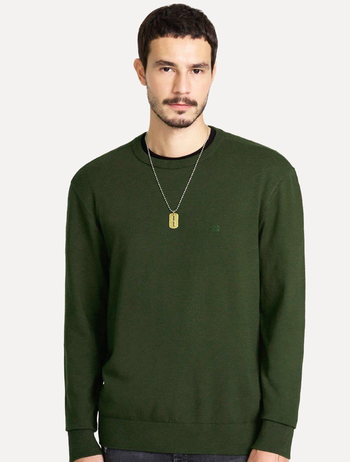 Suéter John John Masculino Tricot Louis Verde