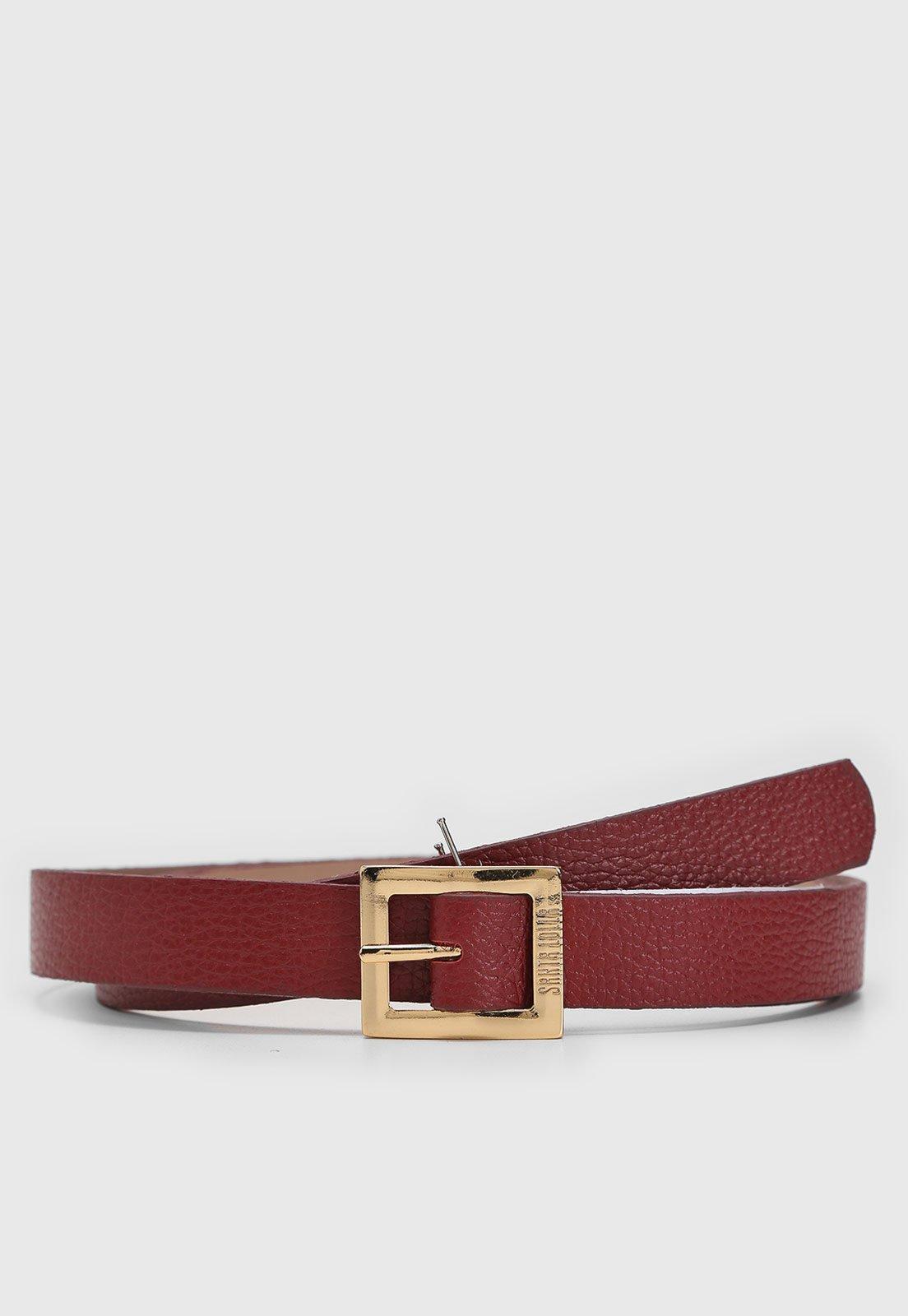 Cinto Santa Lolla Liso Vermelho