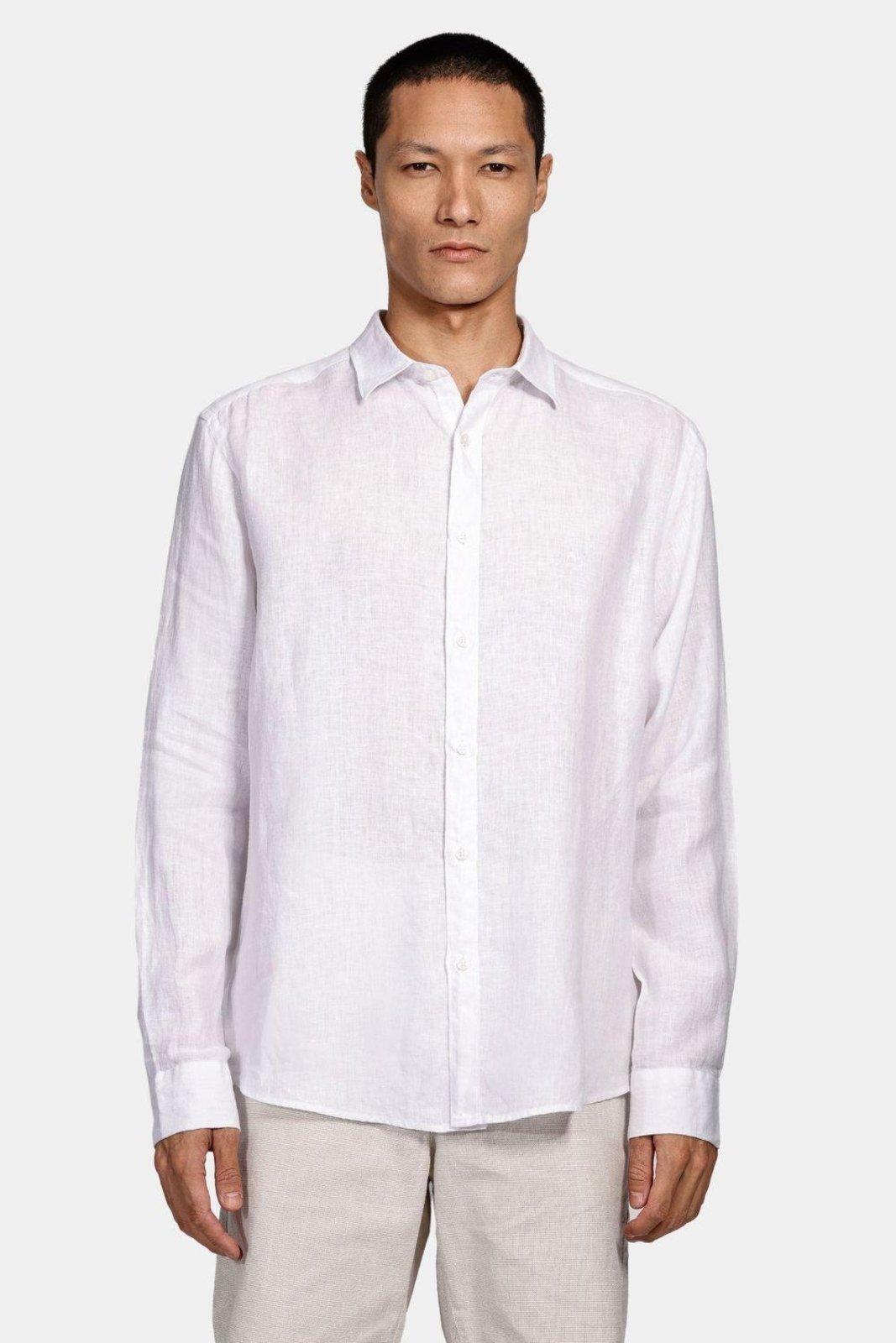 Camisa Aramis Manga Longa Slim Linho Irlandês
