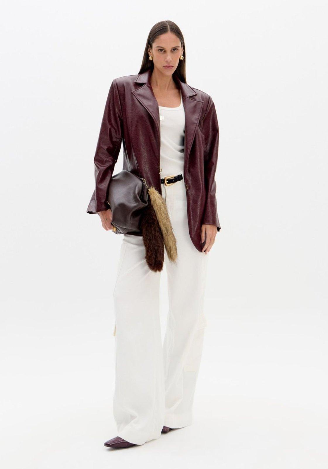 Calça Sarja Relaxed Com Bolsos Cargo Lança Perfume