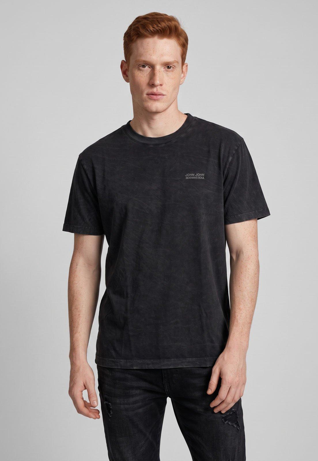Camiseta Masculina John John Gola Redonda Preta