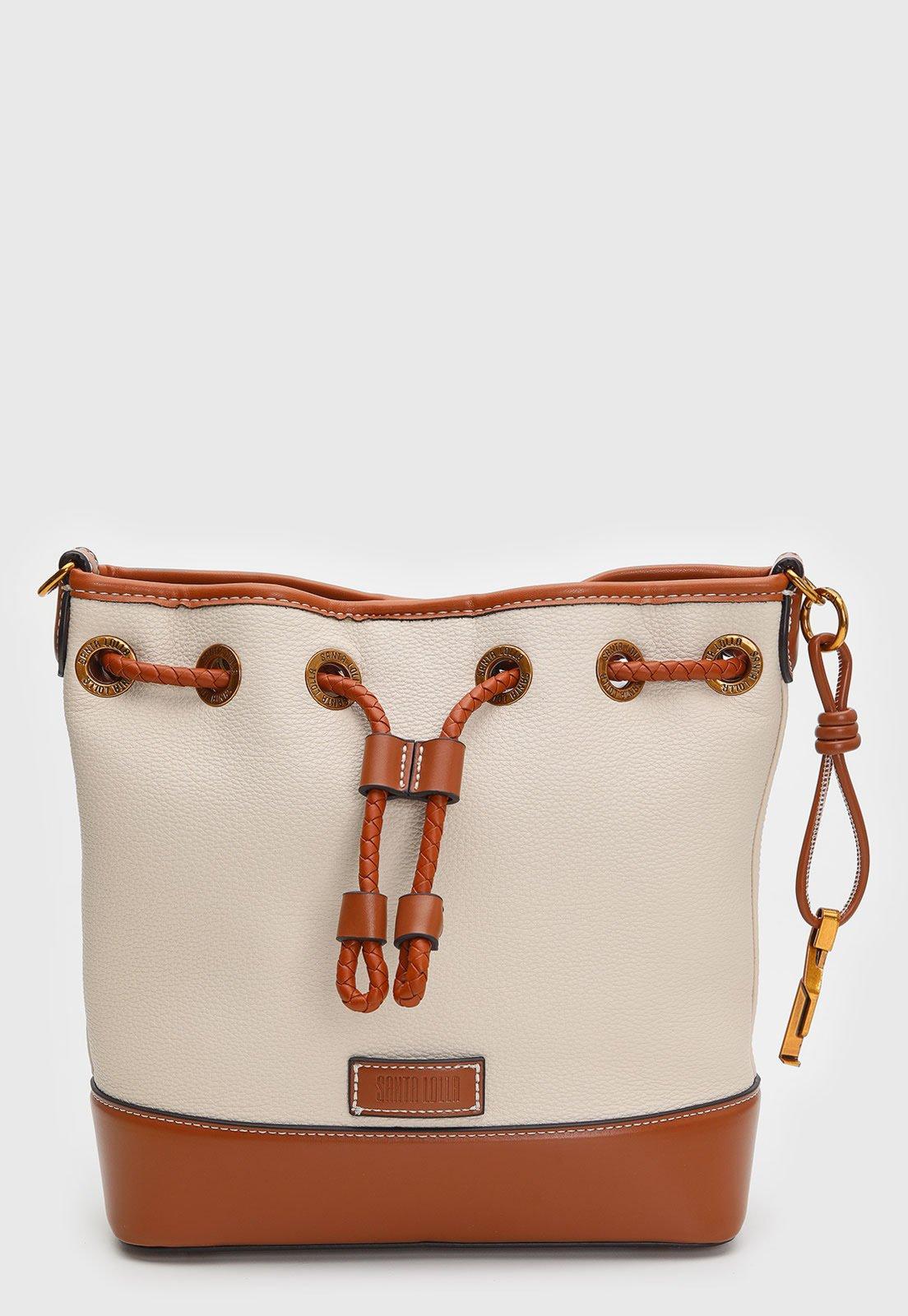 Bolsa Feminina Santa Lolla Bucket Bege