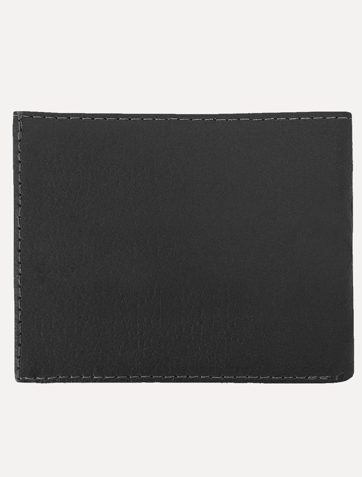 Carteira John John Masculina Couro Basic Down Logo Key Preto