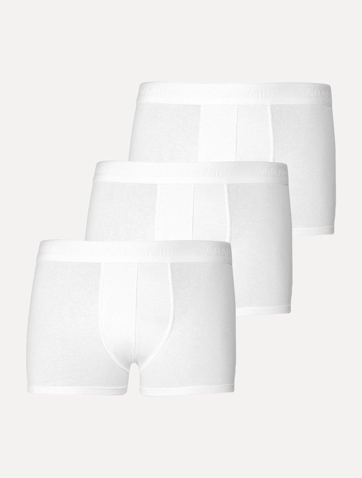 Cuecas Aramis Neo Boxer Cotton Brancas Pack