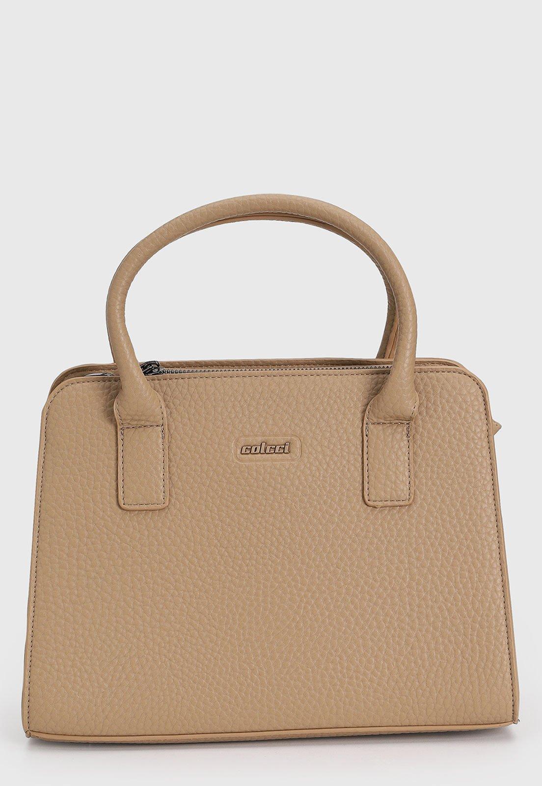 Bolsa Feminina Colcci Estruturada Alça Opcional Bege