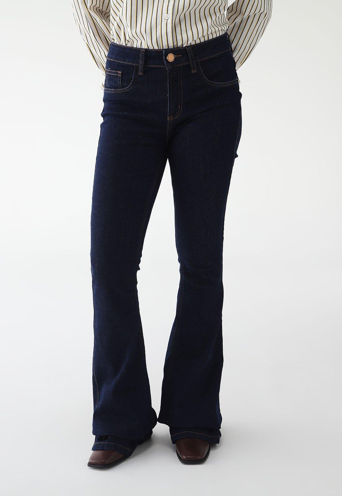 Calça Jeans Lança Perfume Bootcut Atena Azul