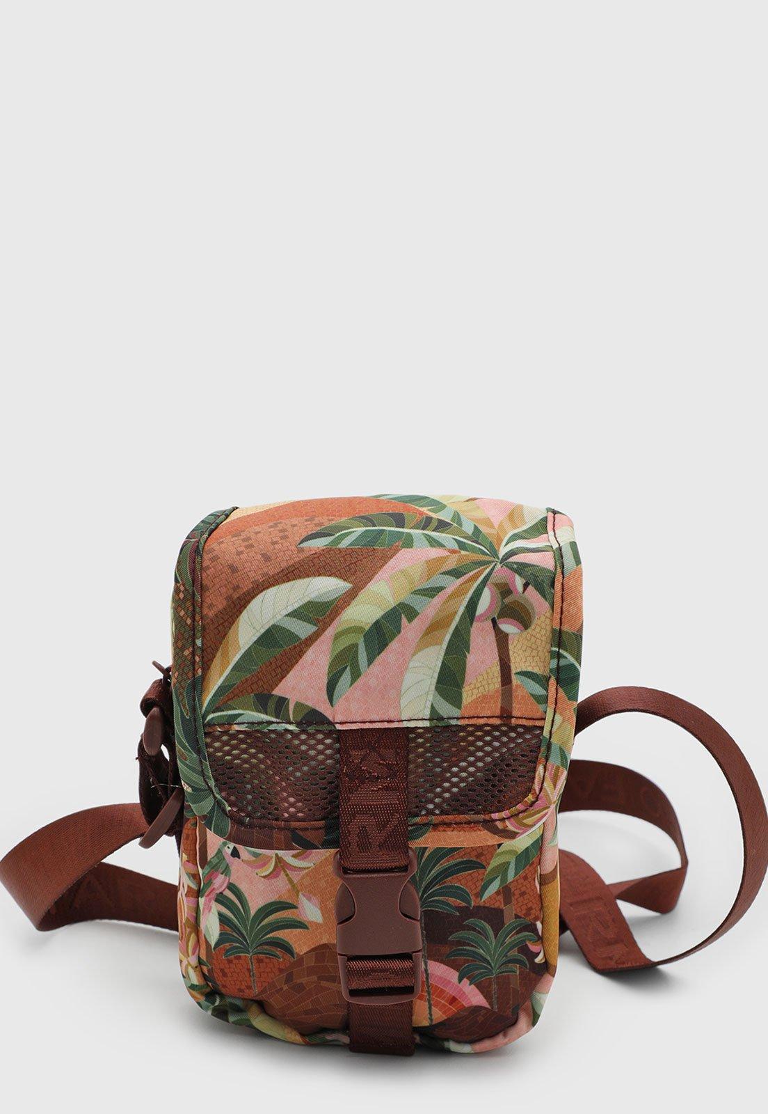 Bolsa FARM Estampa Tropical Marrom