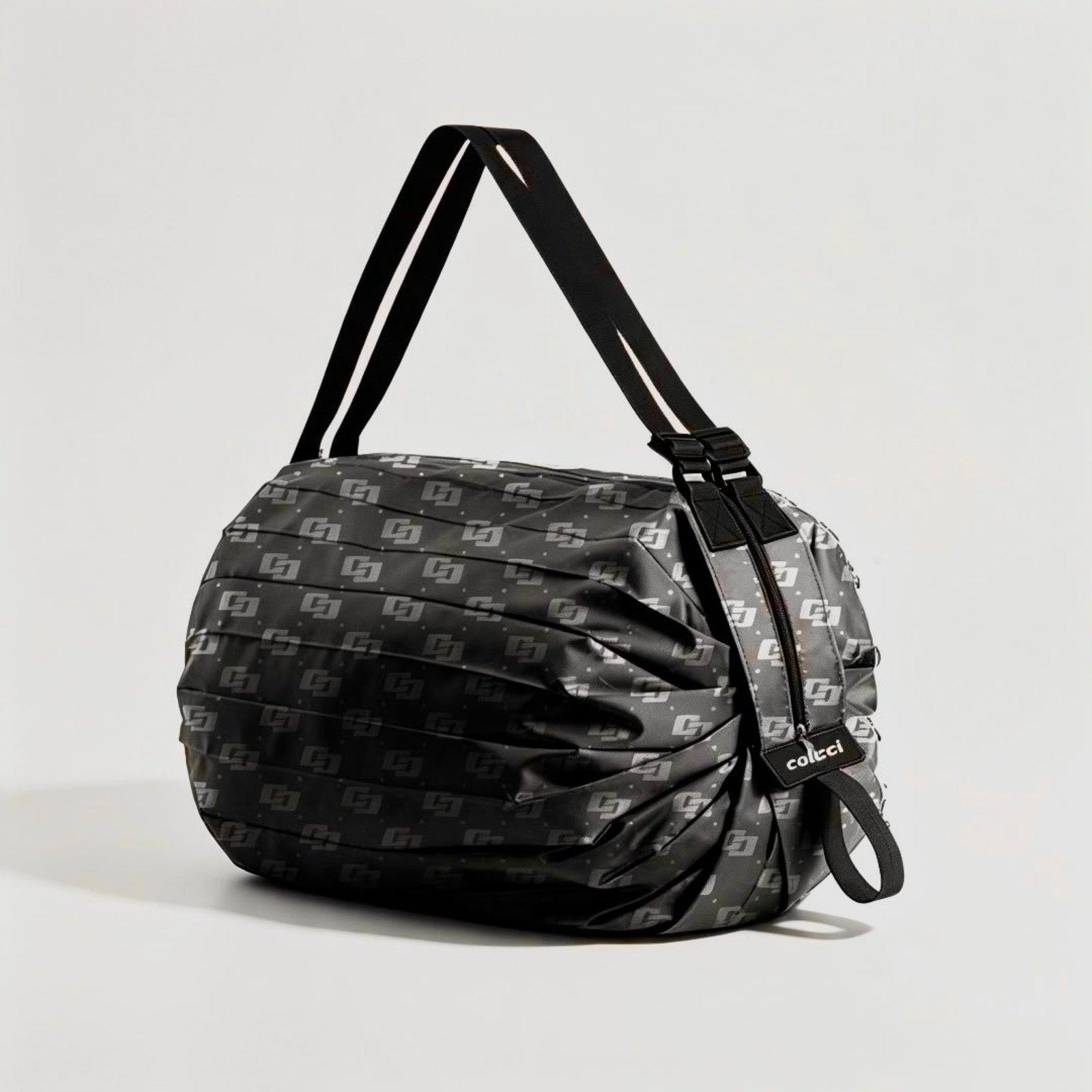 Bolsa Dobrável Nylon Var 13 Colcci Azul Escuro