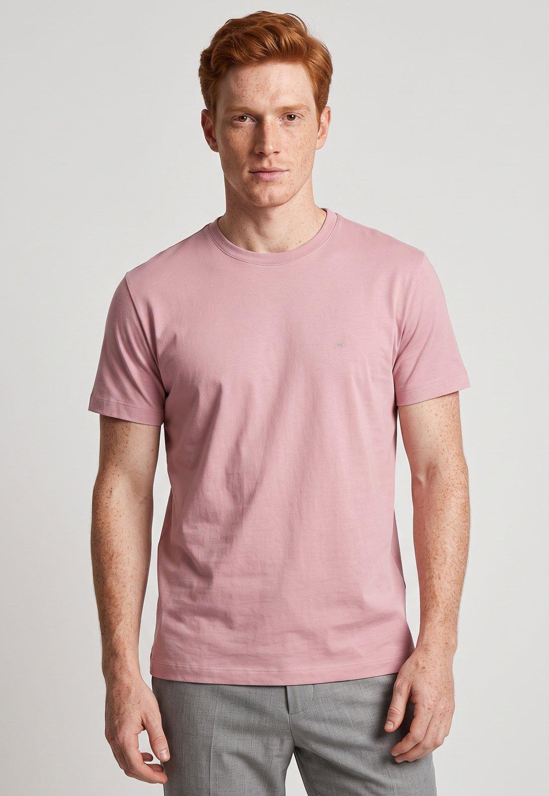 Camiseta Masculina Aramis Clássica Rosa