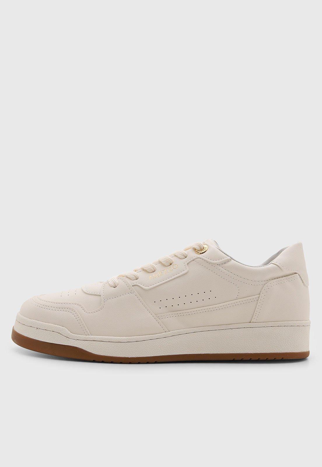 Tênis Feminino Arezzo Cano Baixo Off-white