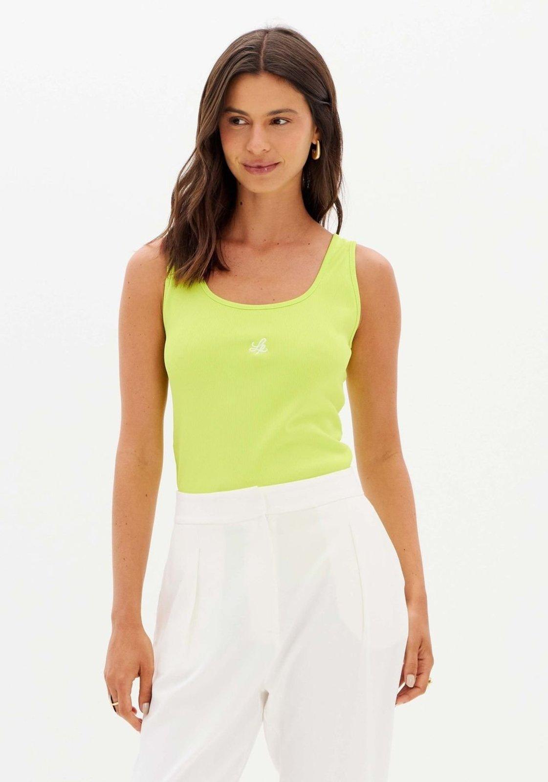 Blusa Alongada Sem Manga Lança Perfume