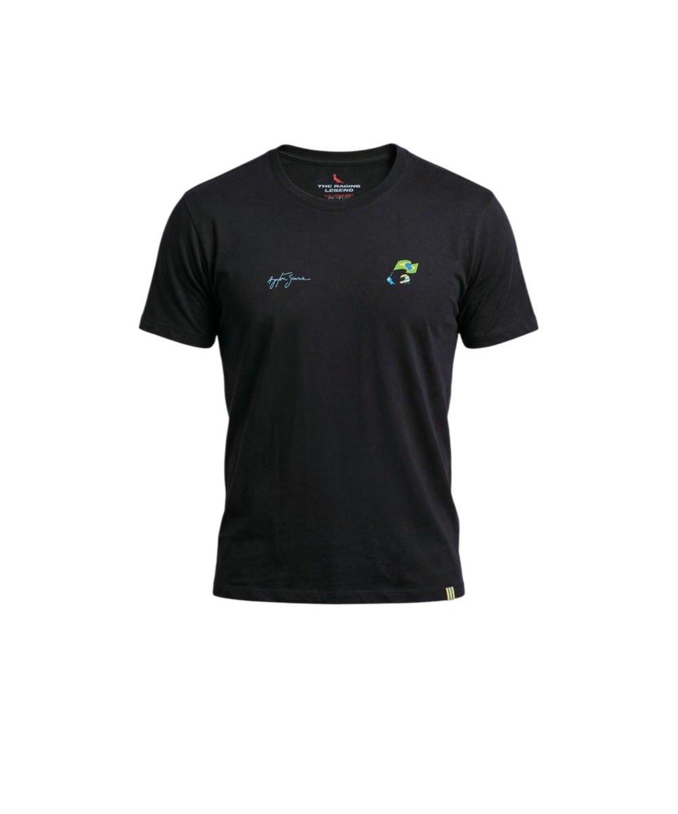 Camiseta Est Assinatura Carro Senna Reserva
