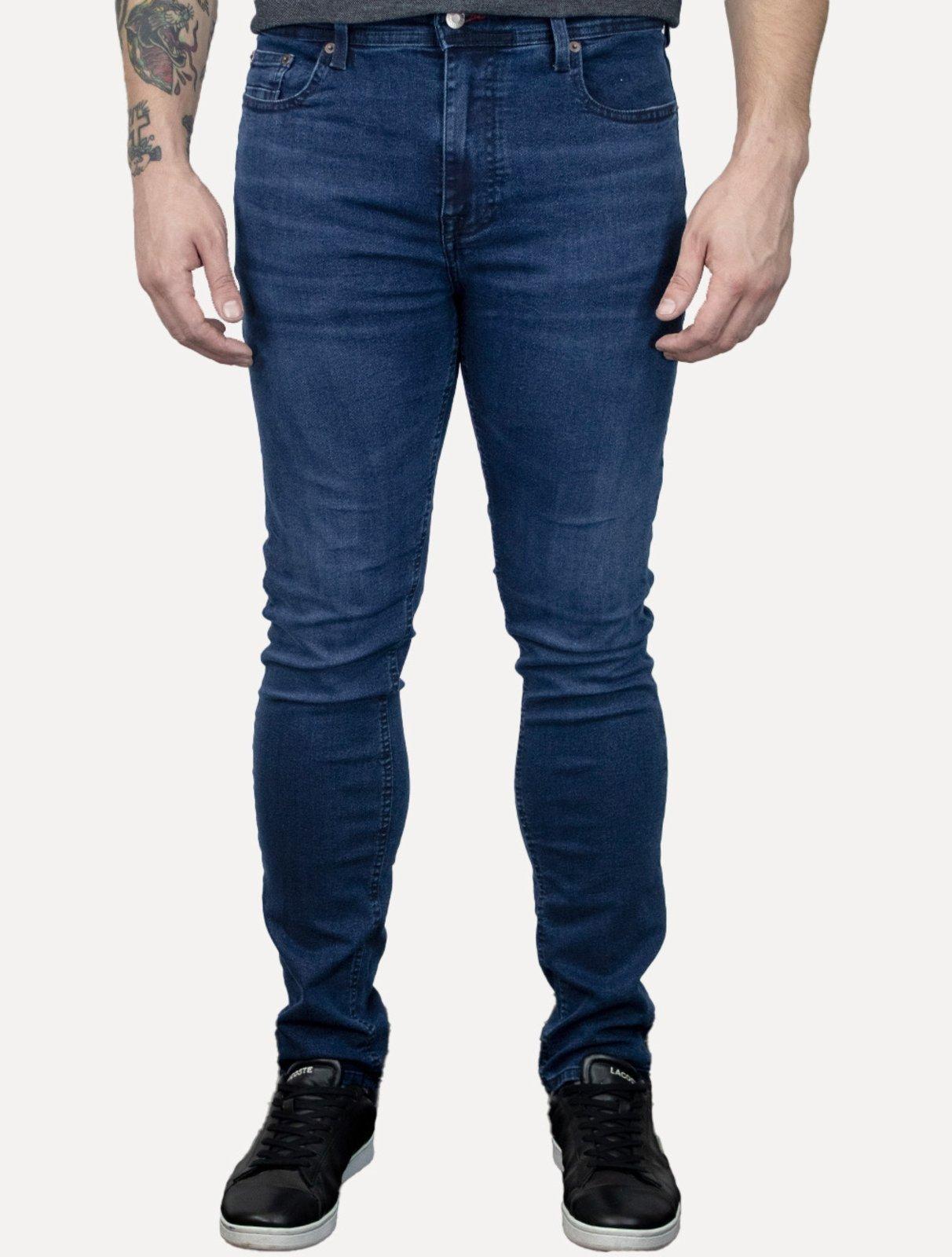 Calça Tommy Hilfiger Jeans Masculina Slim Bleecker Azul Medium