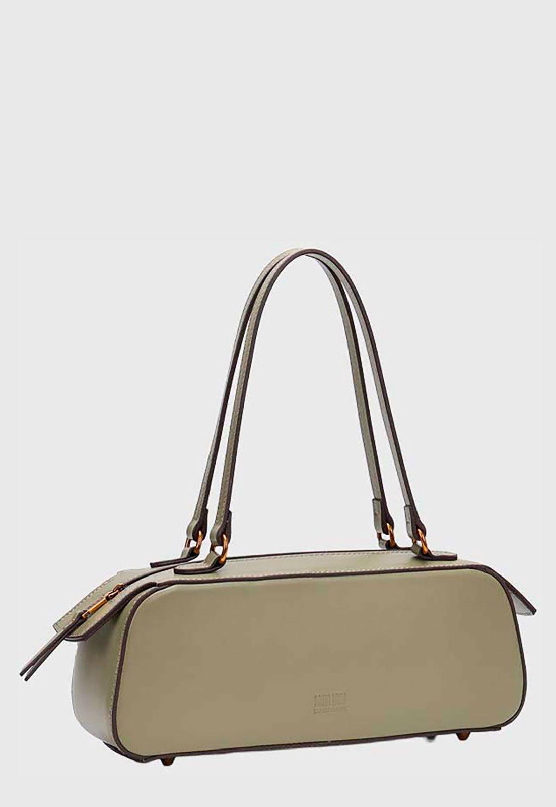 Bolsa Feminina Santa Lolla Média Retangular Baguete Verde