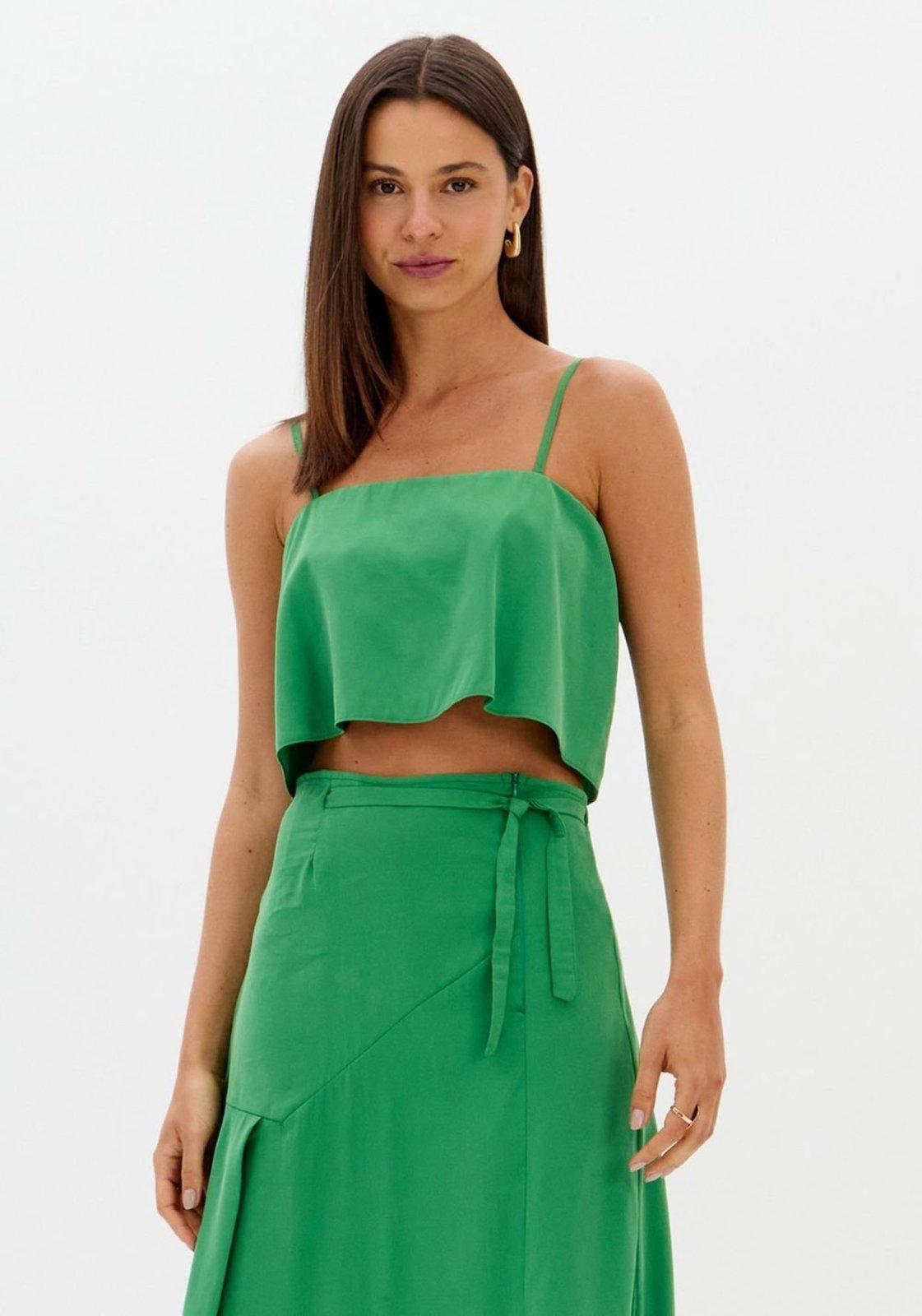 Blusa Cropped De Alças Lança Perfume