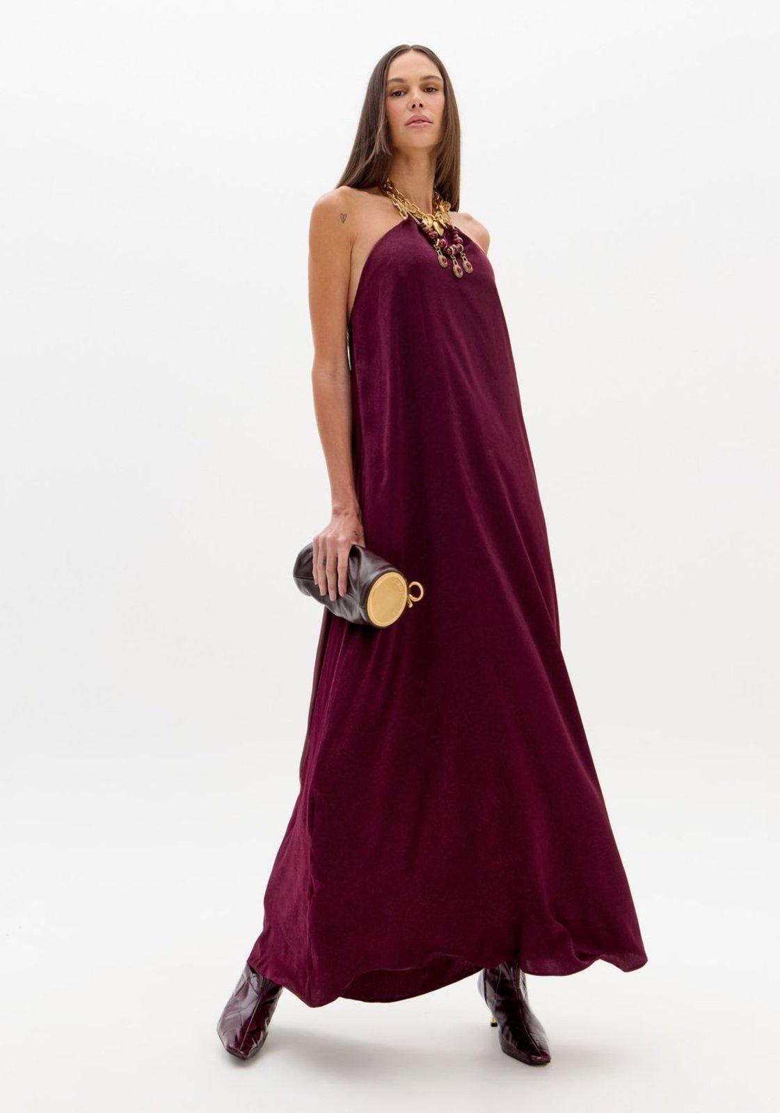 Vestido Frente Única Longo Lança Perfume