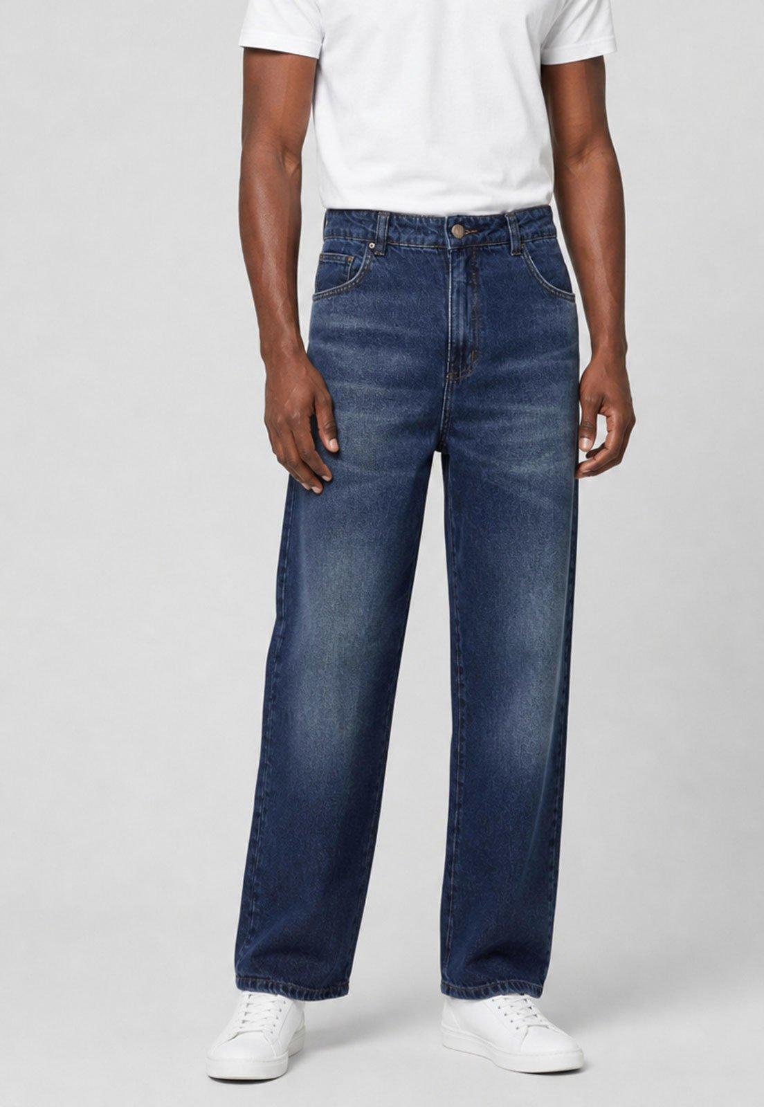 Calça Jeans Masculina Colcci Reta Azul